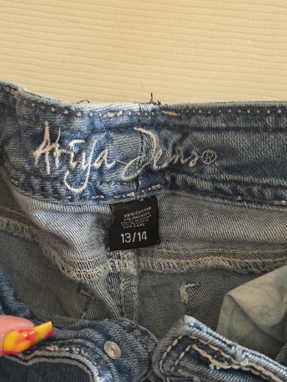 Ariya Light Blue Straight Leg Jeans